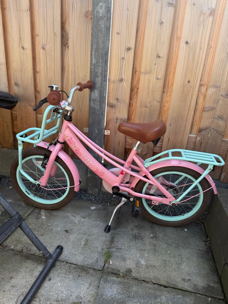 Supersuper Lola Kinderfiets - 16 inch, Ophalen, Gebruikt, 16 tot 20 inch