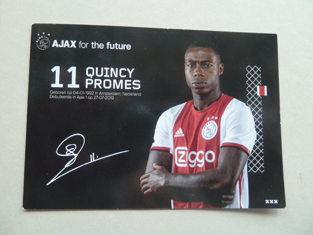 Spelerskaart. Michael.Reiziger   Ajax.   2019/2020, Ophalen of Verzenden, Zo goed als nieuw, Ajax, Spelerskaart