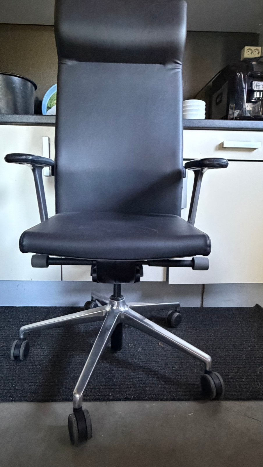 Top directie bureau stoel Sedus crossline prime, Ophalen, Zo goed als nieuw, Zwart