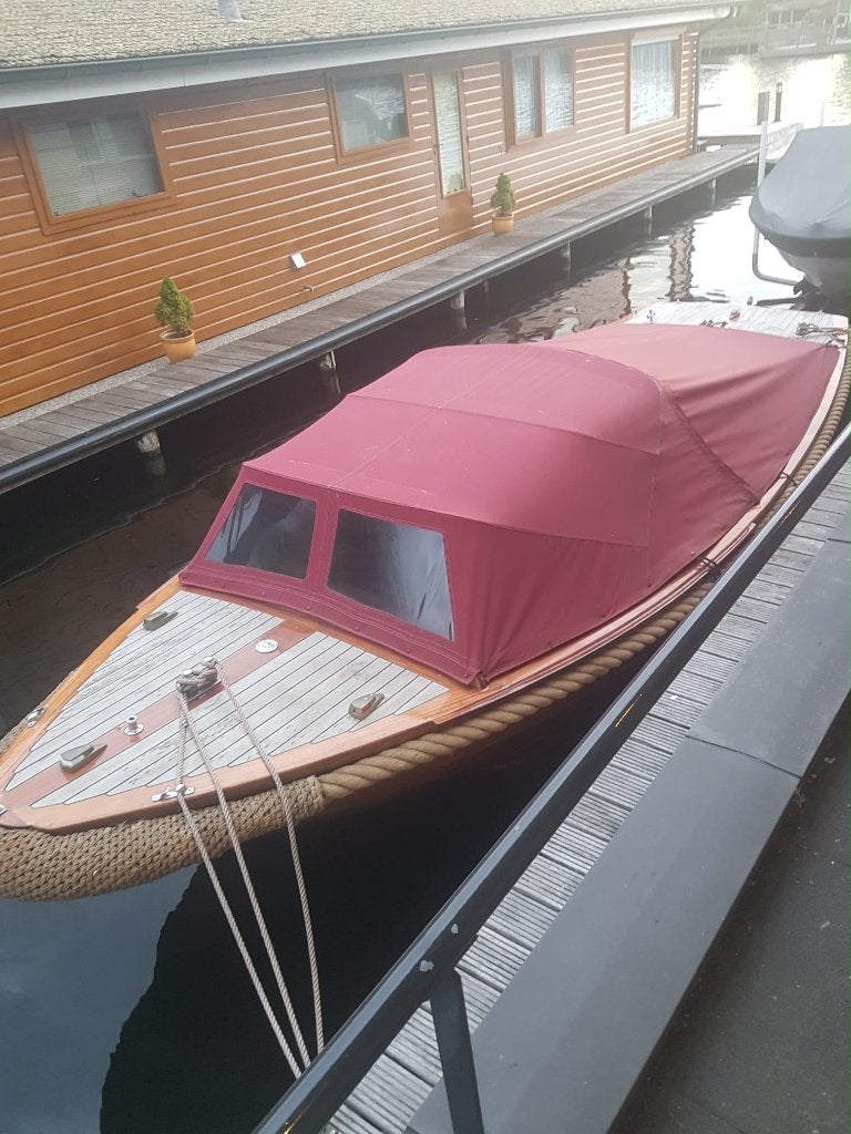 Klassieke Mobach Sloep "Anna" - Mahonie, brons geklonken, Binnenboordmotor, Rondzit, Diesel, 6 m