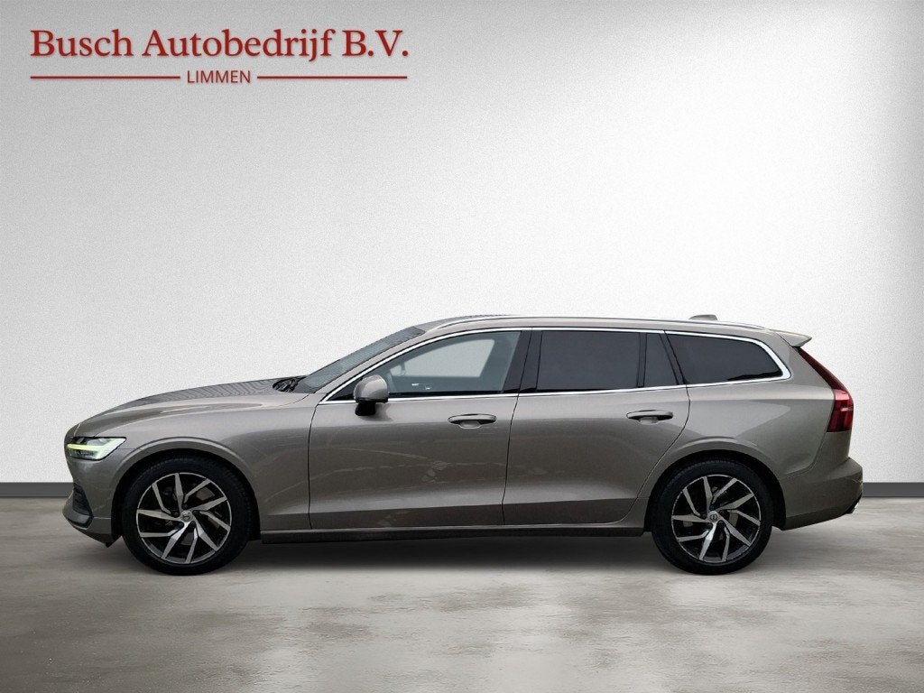 Volvo V60 2.0 T5 Momentum. Alle optie's, Lederen bekleding,, Auto's, 15 km/l, 4 cilinders, Leder, Zilver of Grijs