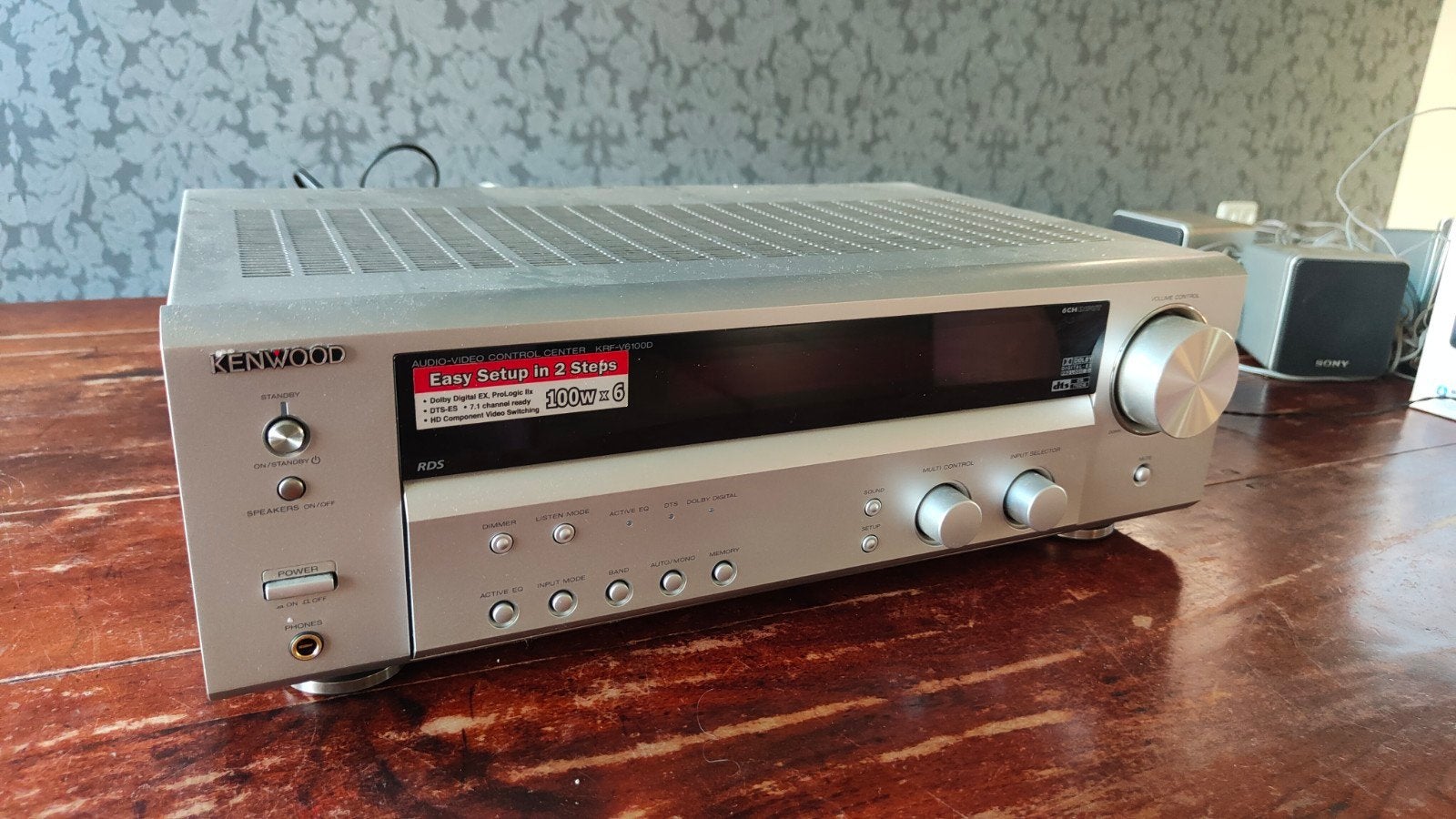 Kenwood Receiver met Sony 5.1 Surround Sound Systeem, Ophalen, Gebruikt, 70 watt of meer, 5.1-systeem