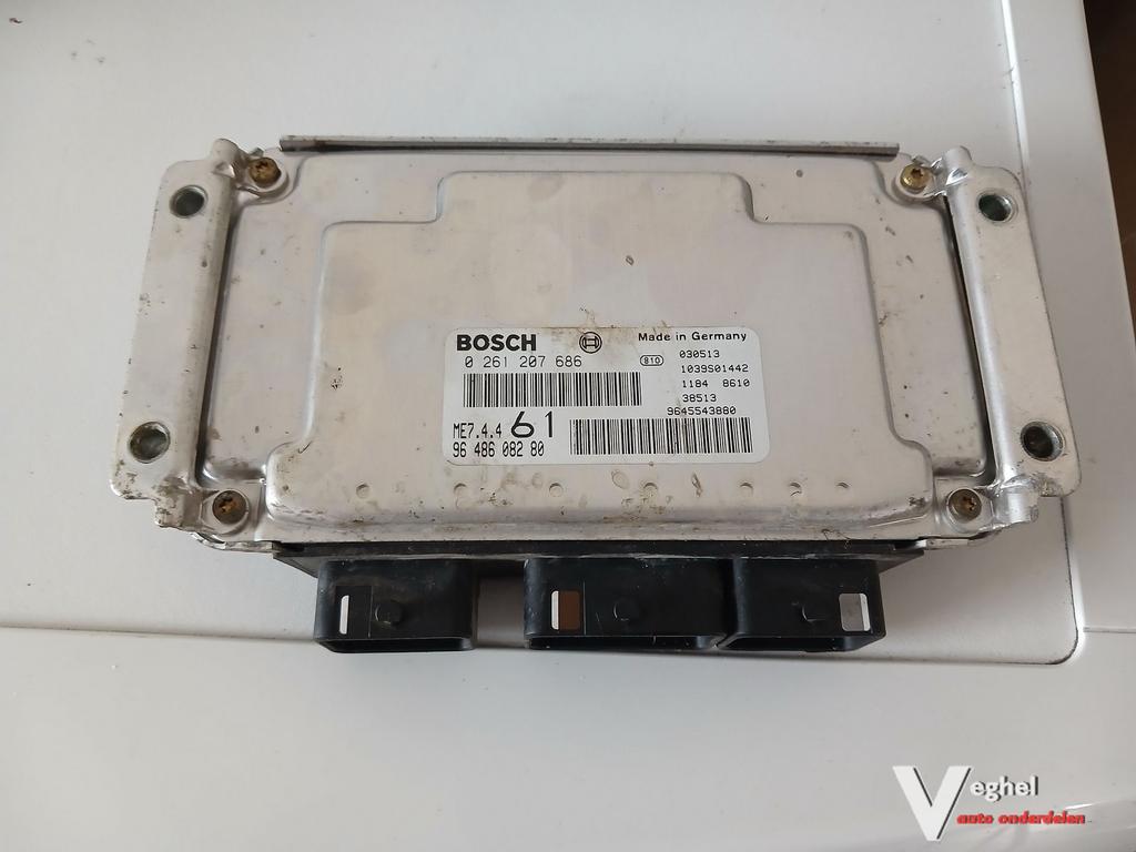 Peugeot Partner Bestel 1.6/16v ECU set met contactslot en 1, Gebruikt, -, -, Ophalen of Verzenden