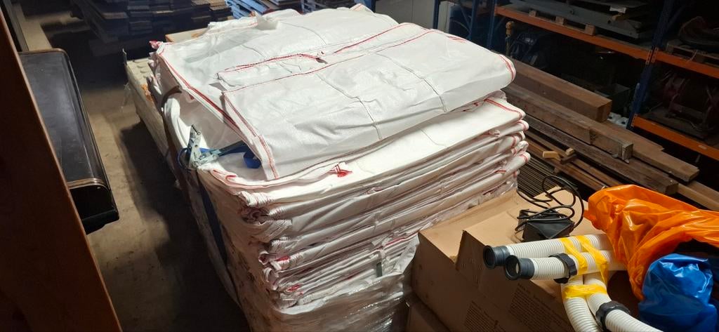 Pallet vol met nieuwe foodgrade bigbags, Doe-het-zelf en Verbouw, Overige Doe-het-zelf en Verbouw, Ophalen