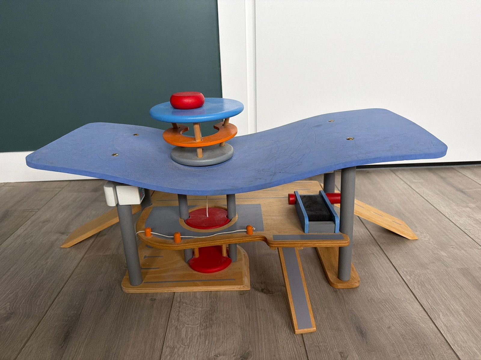 Houten vliegveld PlanToys, Ophalen, Gebruikt