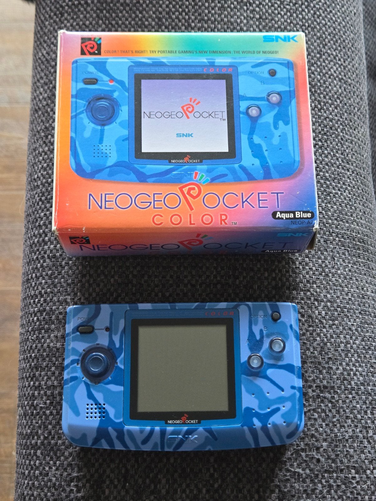 Neo Geo Pocket Color - Blauw, Spelcomputers en Games, Spelcomputers | Nintendo Game Boy, Ophalen of Verzenden, Gebruikt, Game Boy Color