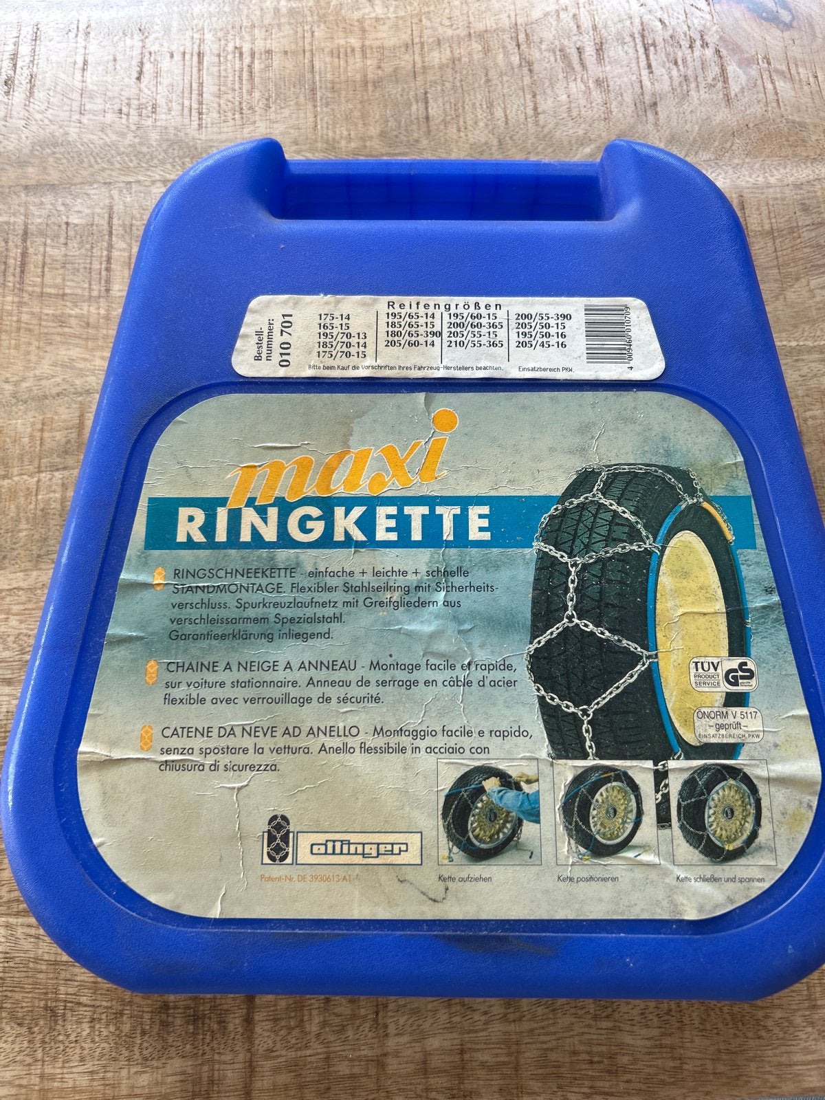 Allinger Maxi Ringkette Sneeuwkettingen, Auto diversen, Sneeuwkettingen, Ophalen of Verzenden, Zo goed als nieuw