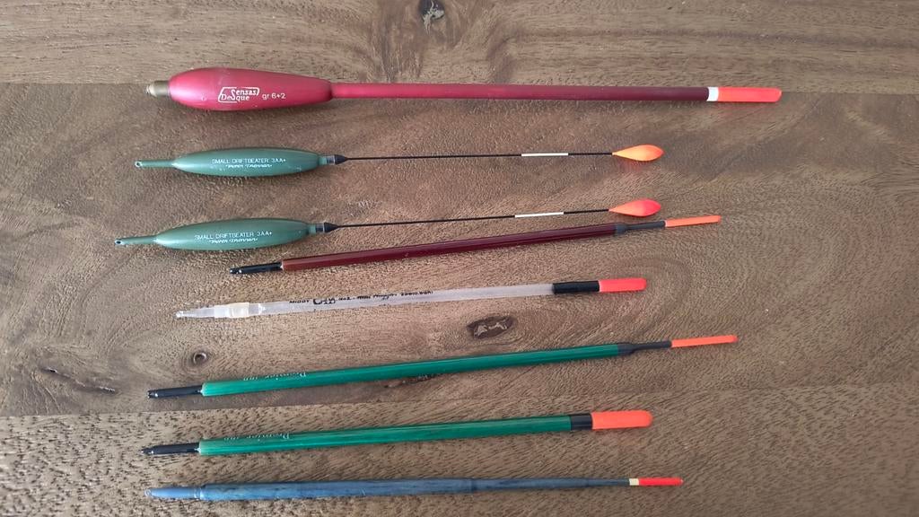 Diverse matchdobbers (wagglers), Ophalen of Verzenden, Dobber of Lood