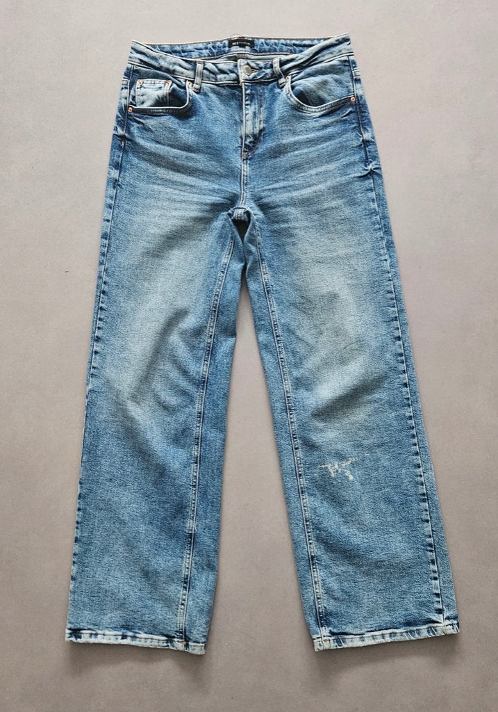 MS Studio jeans broek, Maat 38/40 (M), Blauw, Ophalen of Verzenden, Zo goed als nieuw