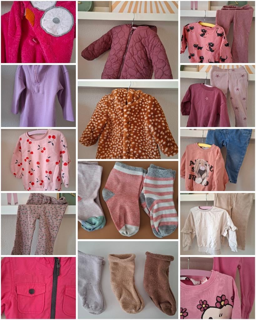Meisjes winter kleding pakket bundel maat 80 - 86, Ophalen of Verzenden