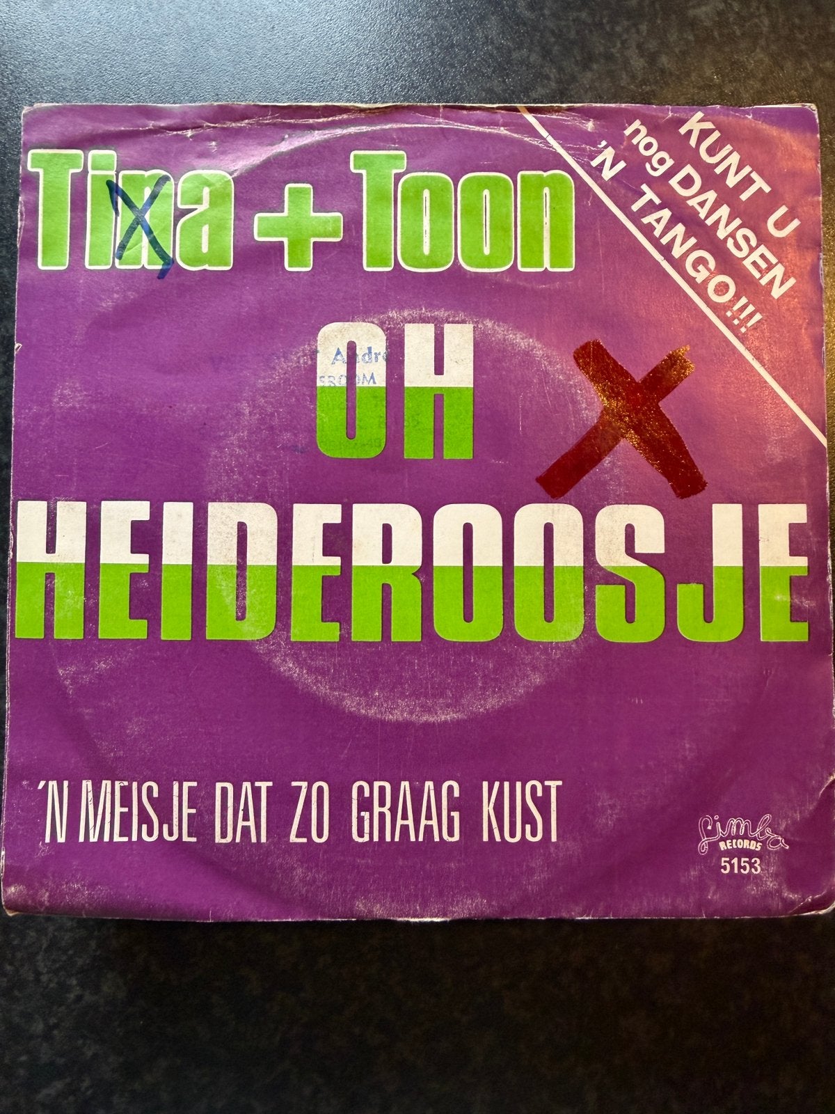 Duo chrisdoline-‘n meisje dat zo graag kust, Verzenden, Gebruikt, 7 inch, Levenslied of Smartlap