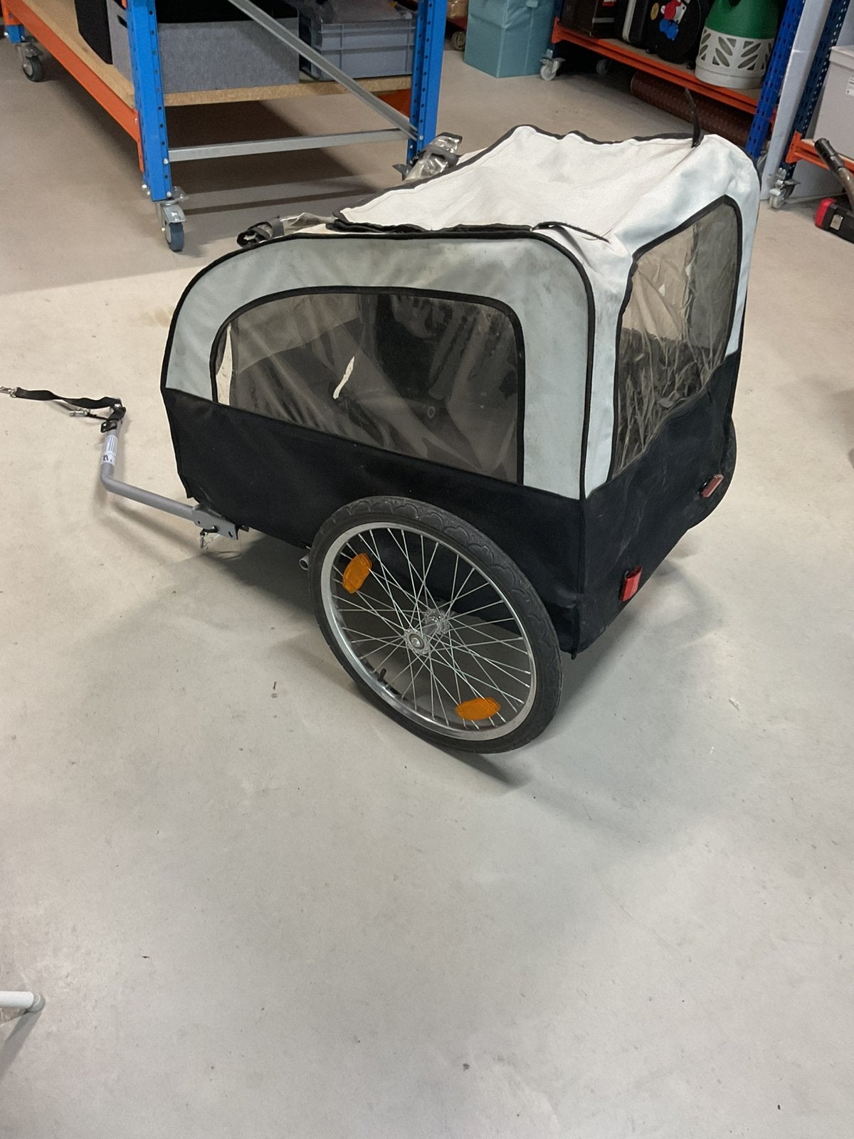 Honden fietskar groot model 80 cm, Ophalen, Gebruikt, Hondenkar
