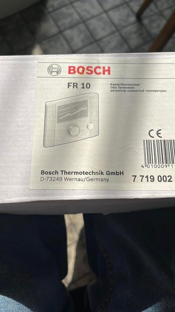 Kamerthermostaat  Bosch wit, Tuin en Terras, Brievenbussen, Ophalen of Verzenden, Zo goed als nieuw, Kunststof
