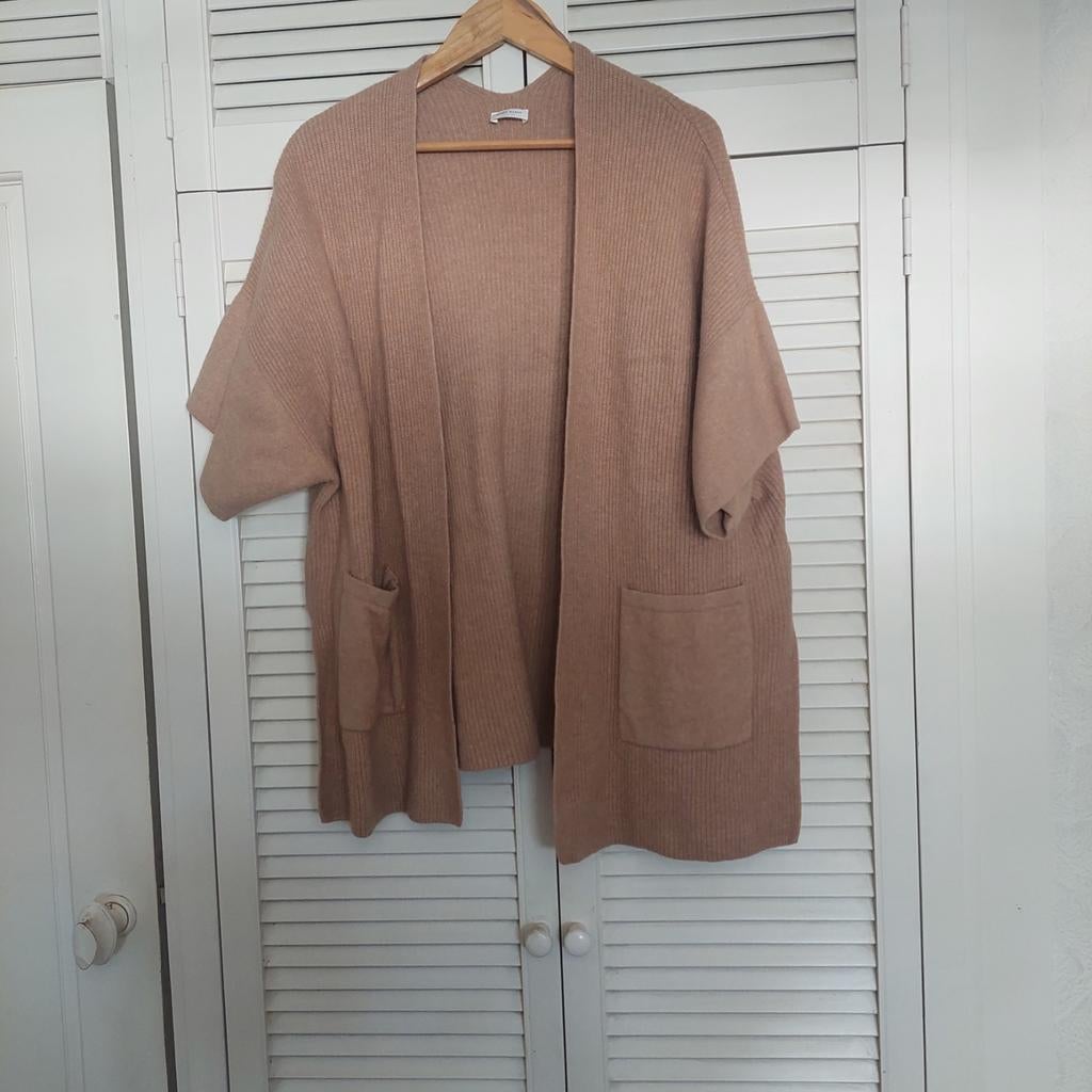 Gerry Weber Collection Gebreid Vest Maat 42, Beige, Maat 42/44 (L), Ophalen of Verzenden, Gerry Weber