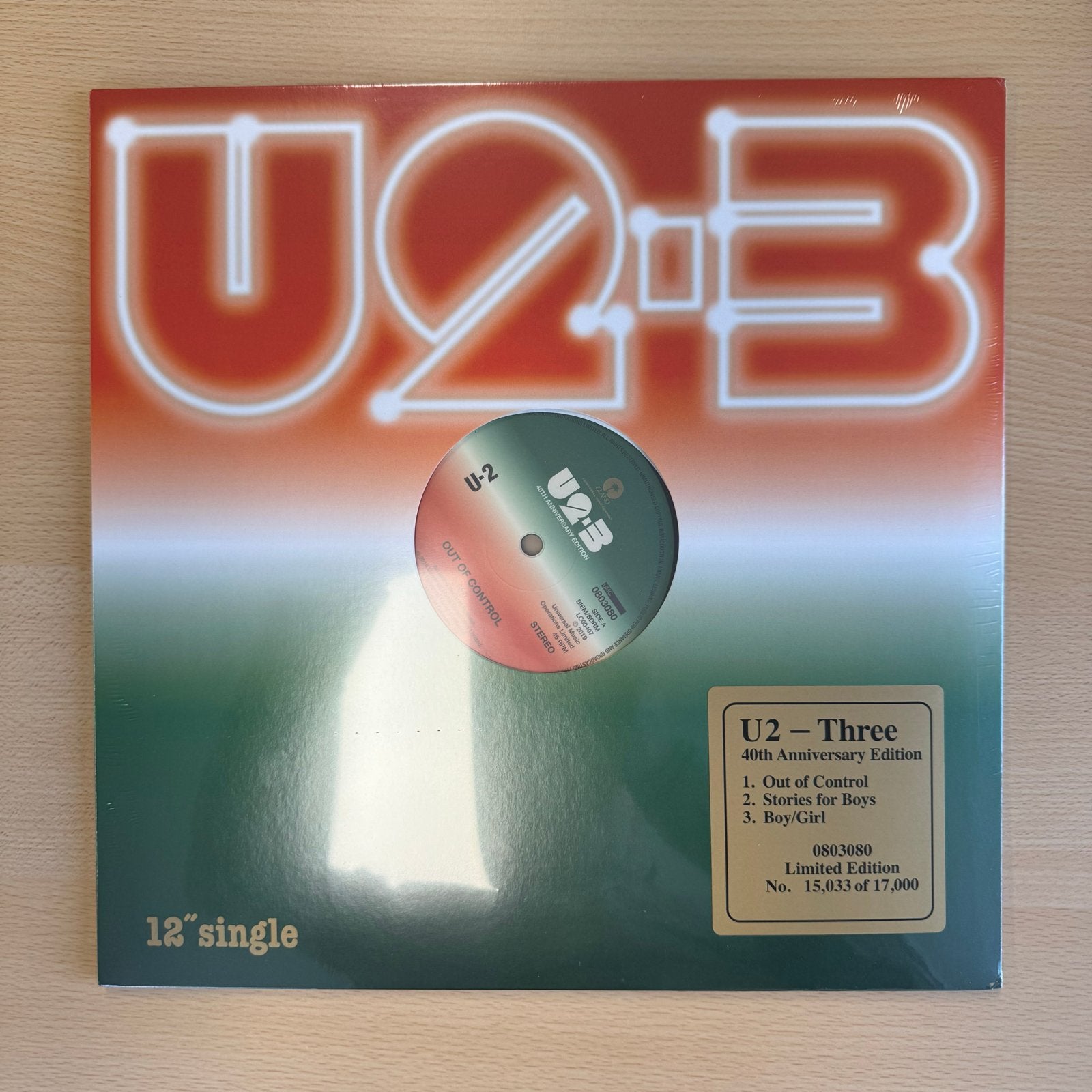U2 - Three 12” - Worldwide 2019 - 40th limited, Rock, Verzenden, EP, 12 inch