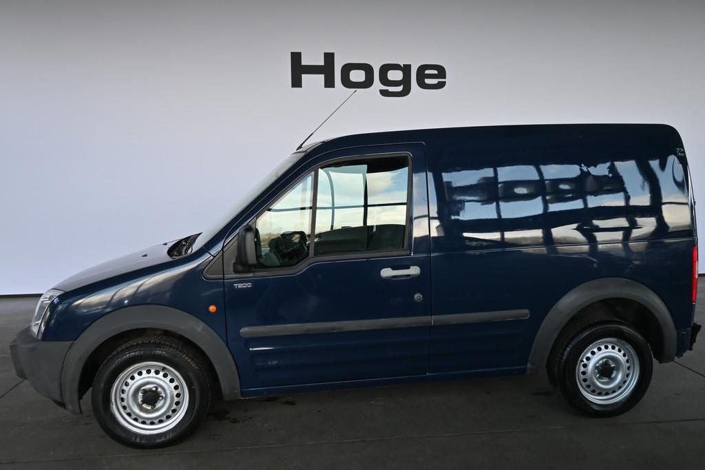 Ford Transit Connect T200S 1.8 TDdi NAP! Trekhaak Goed Onder, Voorwielaandrijving, Stof, Gebruikt, Zwart