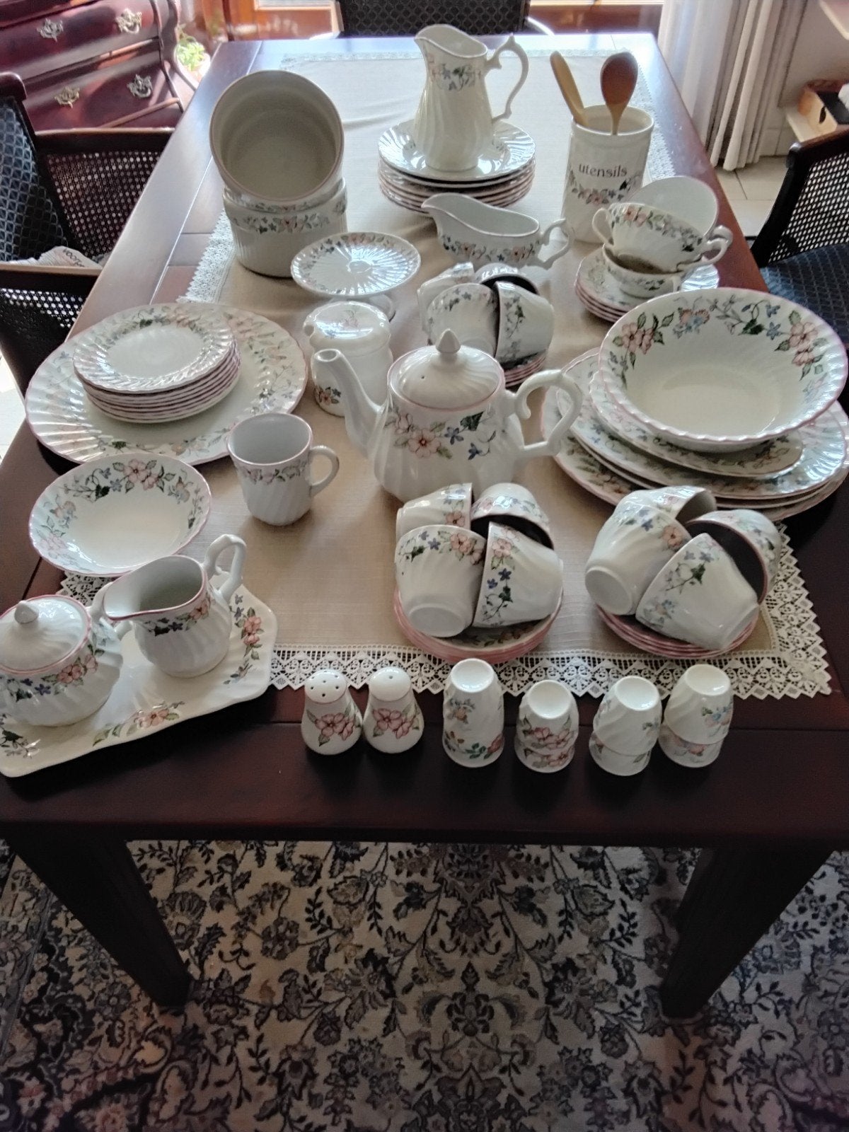 Spring field servies wood &sons.Jenny Rhodes., Ophalen of Verzenden, Overige stijlen