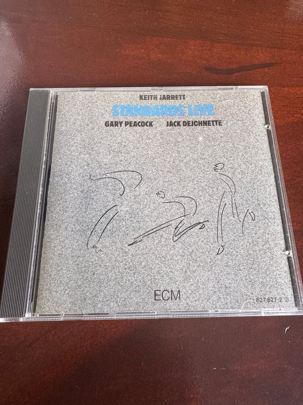 Keith Jarrett Trio - Standards Live (ECM 1317) CD Jazz, Gebruikt, Ophalen of Verzenden, Live-album, Gesigneerd