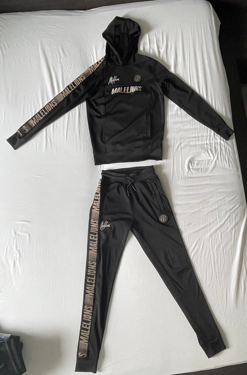 Malelions Sport trainingspak maat XS / 164, Zwart, Ophalen of Verzenden, Zo goed als nieuw, Algemeen