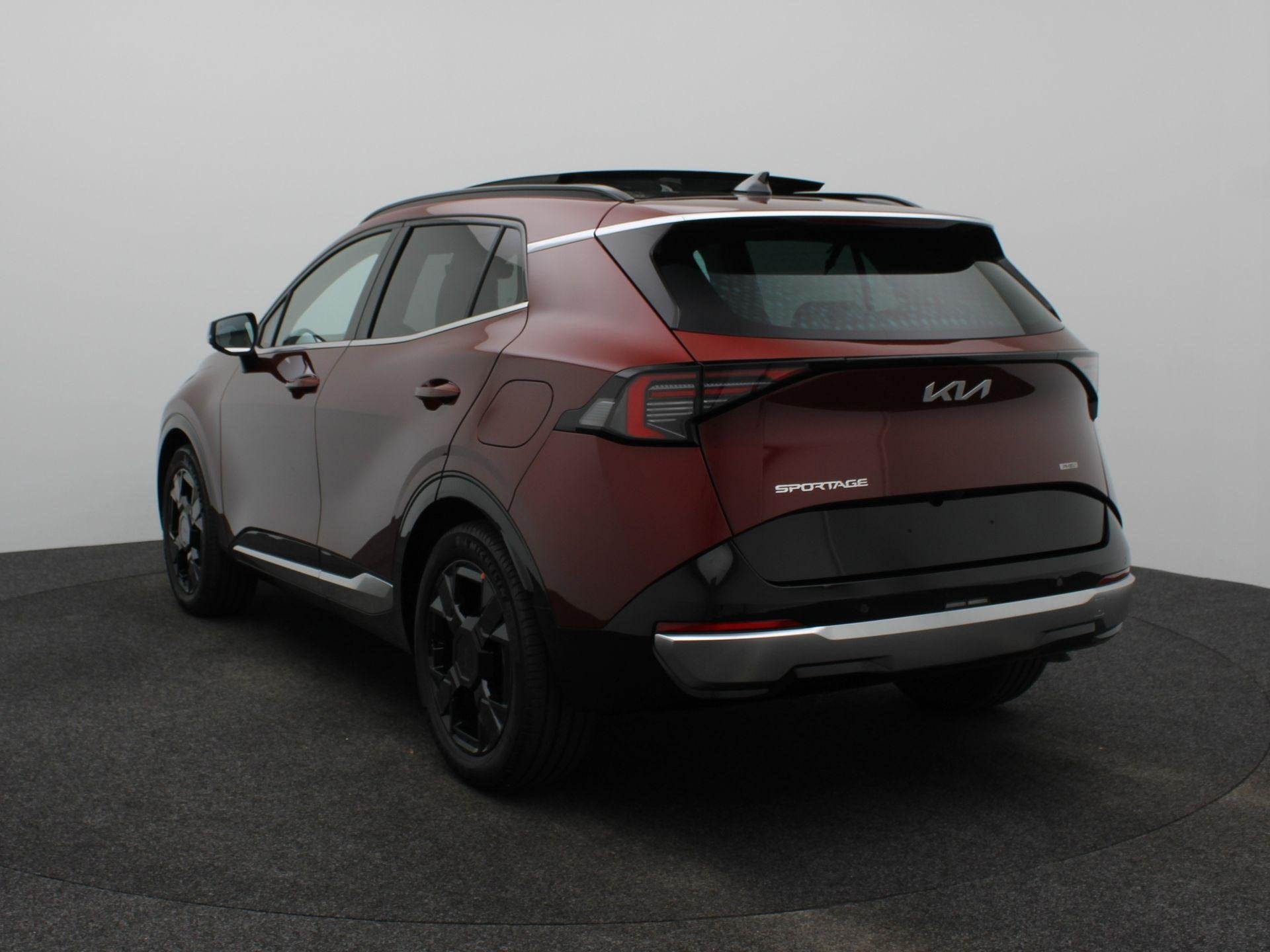 Kia Sportage 1.6 T-GDi Hybrid DynamicPlusLine | Navigatie |, Auto's, Kia, Dealer onderhouden, Euro 6, 4 cilinders, Leder en Stof