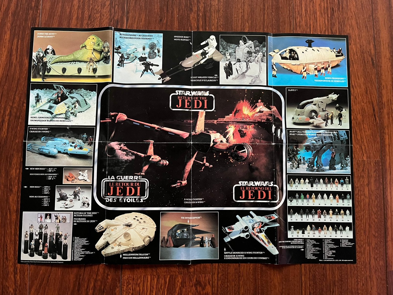 Vintage Star Wars Return of the Jedi poster | Kenner, Verzamelen, Ophalen of Verzenden, Gebruikt, Boek of Poster