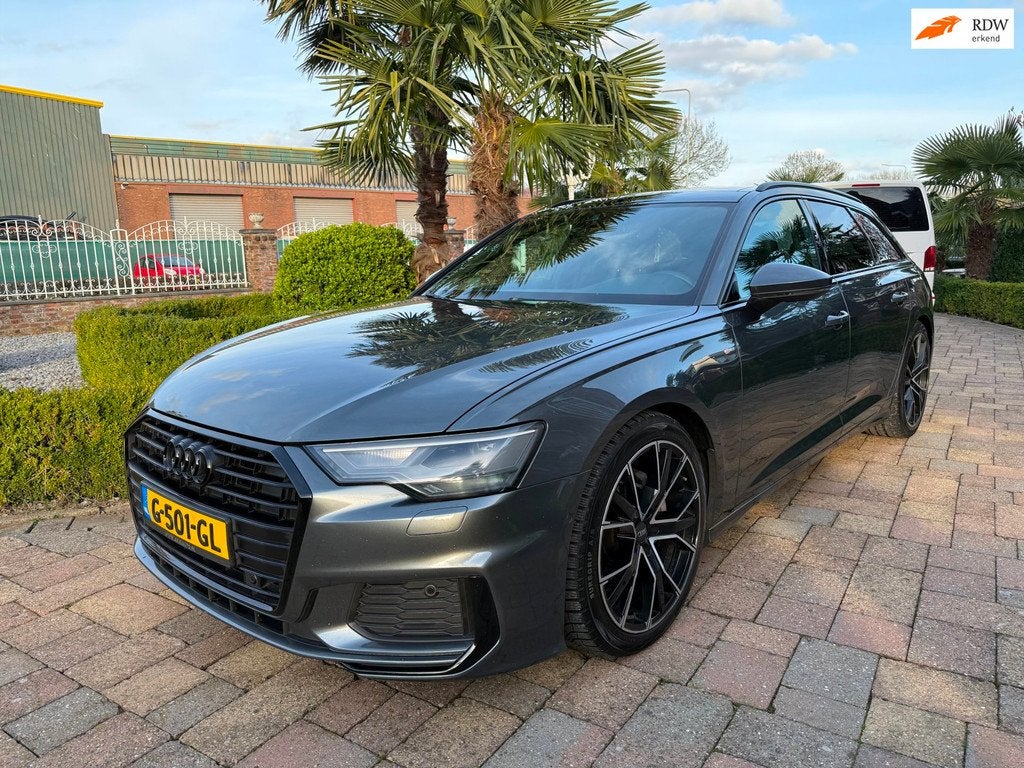 Audi A6 Avant 40 TDI Design Pro Line Plus ELECT TREKHAAK, ST, Auto's, Audi, Gebruikt, 2000 kg, Leder en Stof, Automatische klimaatregeling