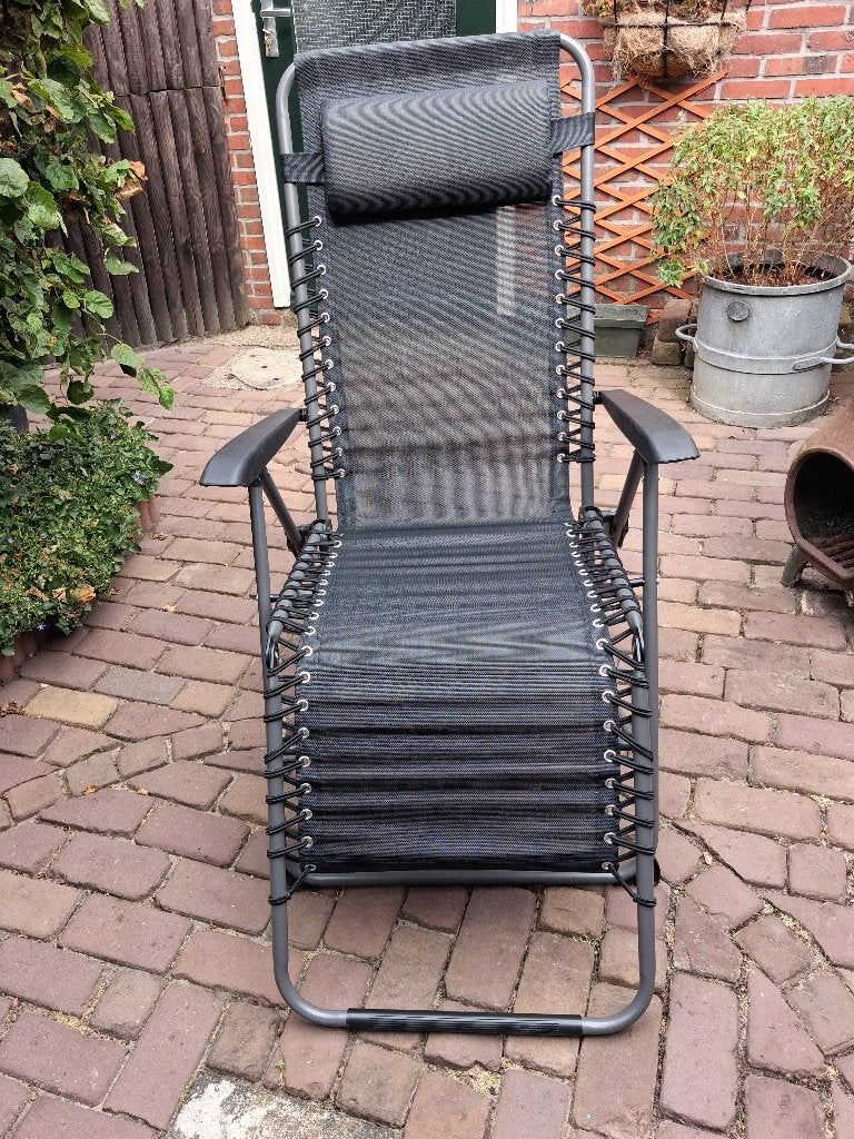Twee Tuinstoelen, Tuin en Terras, Ophalen, Zo goed als nieuw, Textileen, Inklapbaar