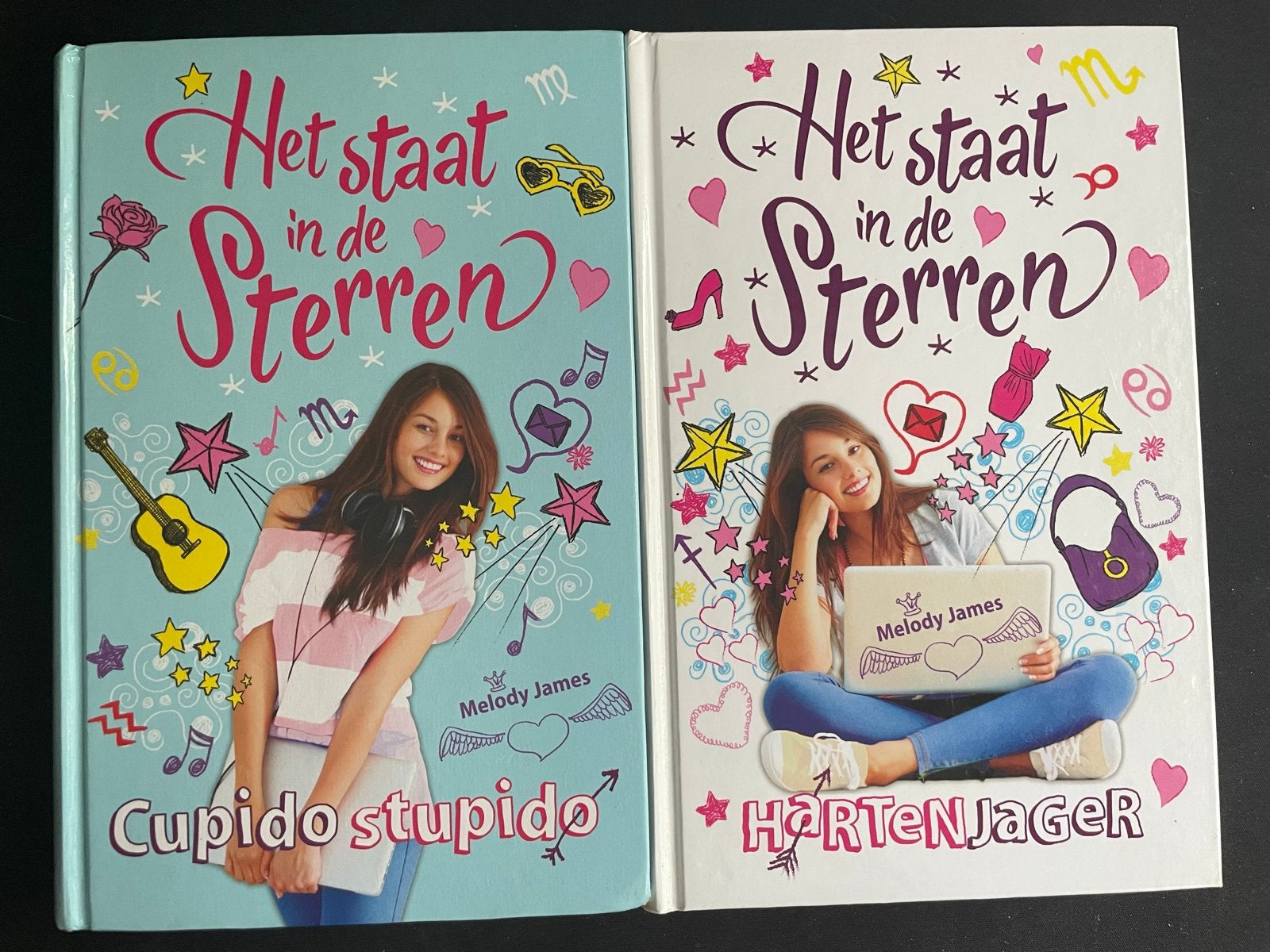Het staat in de Sterren: Cupido Stupido & Hartenjager, Ophalen of Verzenden, Zo goed als nieuw, Fictie
