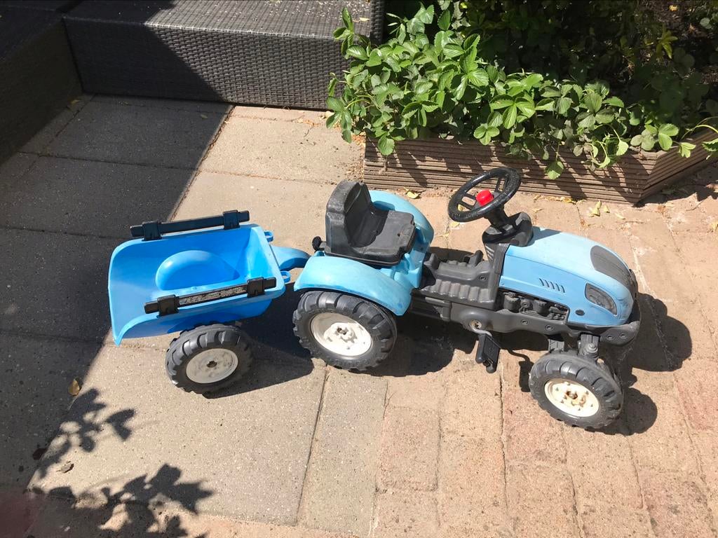 Leuke tractor met kar voor kinderen, Ophalen, Gebruikt, Overige merken
