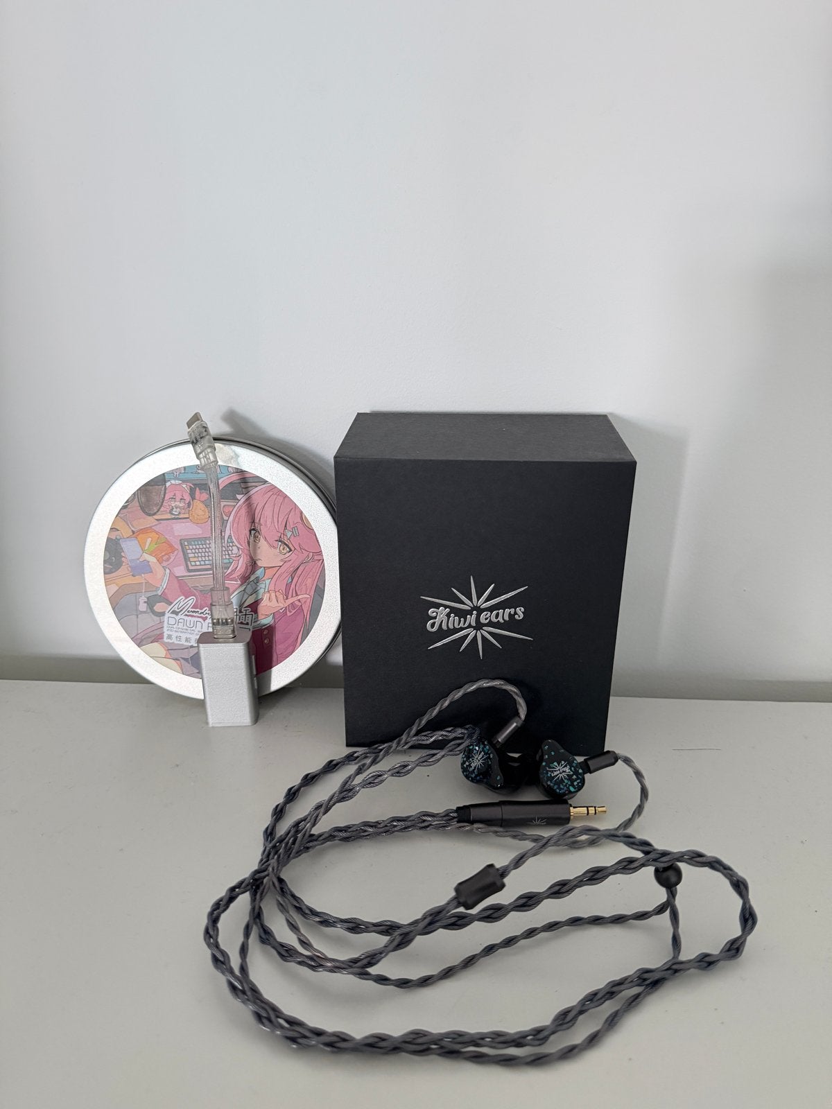 Kiwi Ears Astral IEMS met Moondrop Dawn Pro 2 dongle, Overige merken, In-ear, Ophalen of Verzenden, Zo goed als nieuw