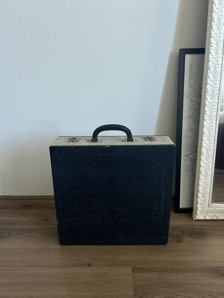 vintage vinyl koffer accordeon 70s 80s, Cd's en Dvd's, Vinyl | Overige Vinyl, Ophalen of Verzenden, Gebruikt, 12 inch