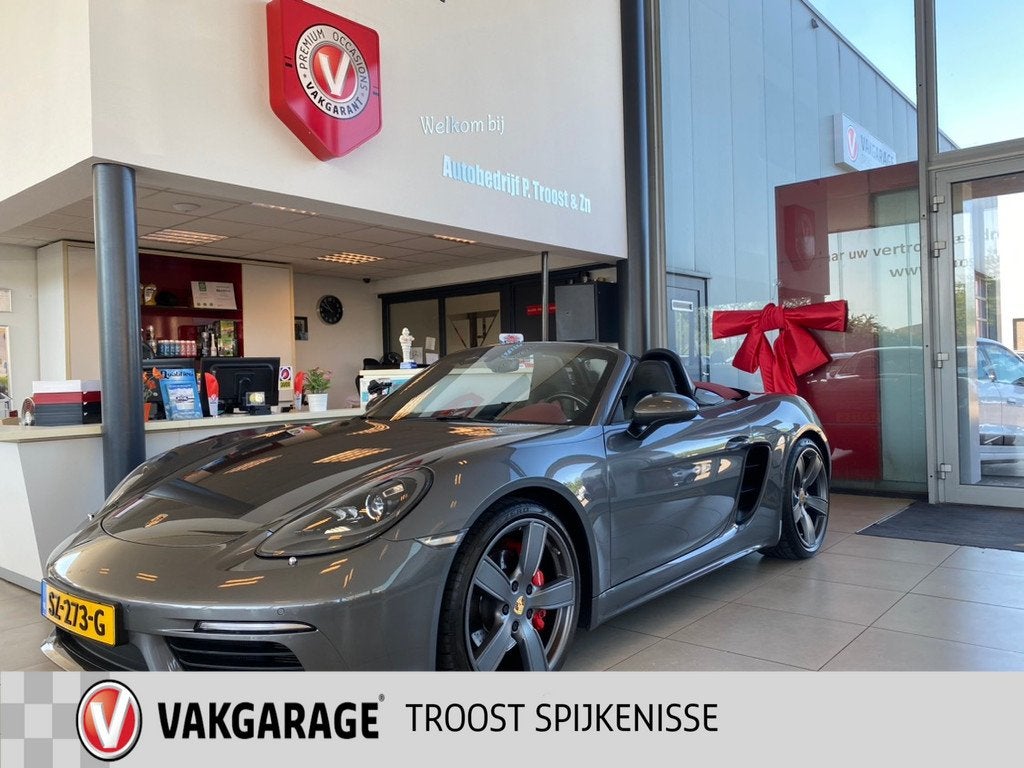 Porsche 718 Boxster S 2.5 PDK Navigatie/Climate & Cruise Con, Auto's, Porsche, Bedrijf, Te koop, ABS, Achteruitrijcamera, Airbags