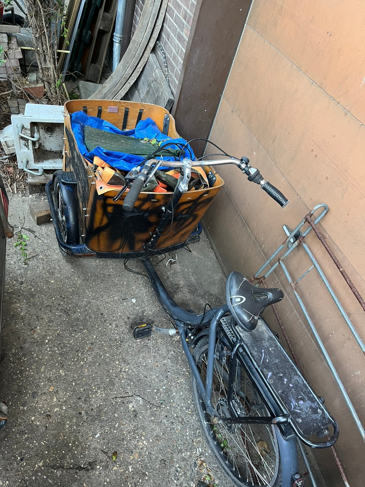 Bakfiets elektrisch gratis op te halen, 4 kinderen of meer, Gebruikt, Velgrem, Elektrisch