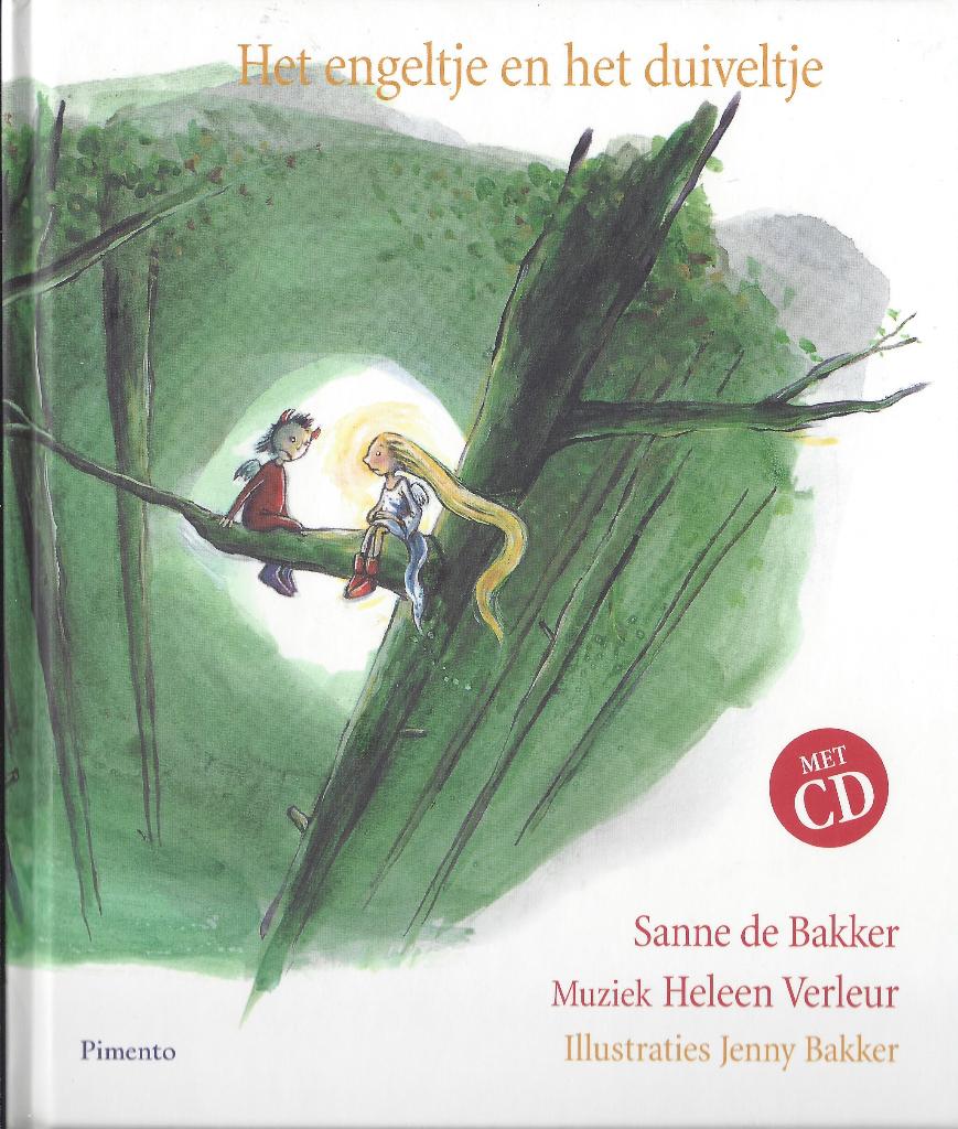 HET ENGELTJE & HET DUIVELTJE met CD *Spannend Sprookje ! *, Ophalen of Verzenden, Zo goed als nieuw, Sanne de Bakker