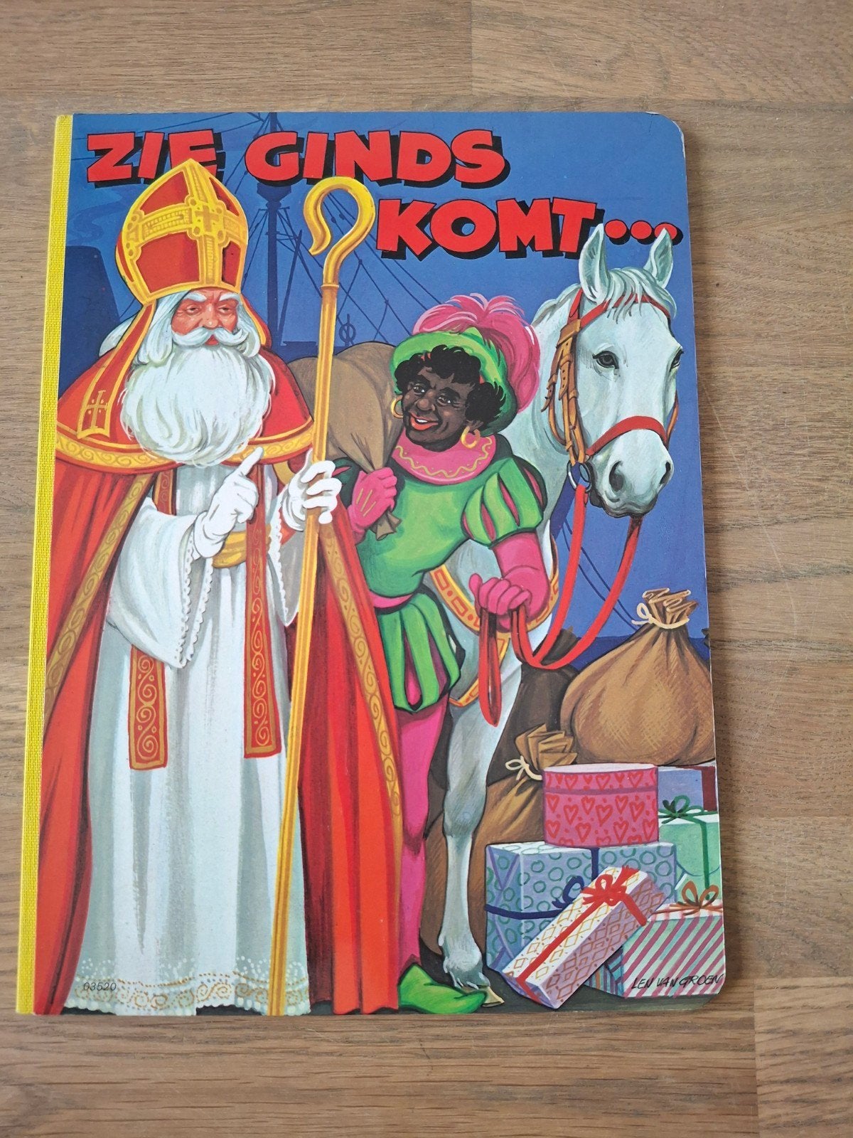 Vintage Sinterklaas liedjesboek - Zie Ginds Komt..., Boeken, Kinderboeken | Jeugd | onder 10 jaar, Ophalen of Verzenden, Gelezen