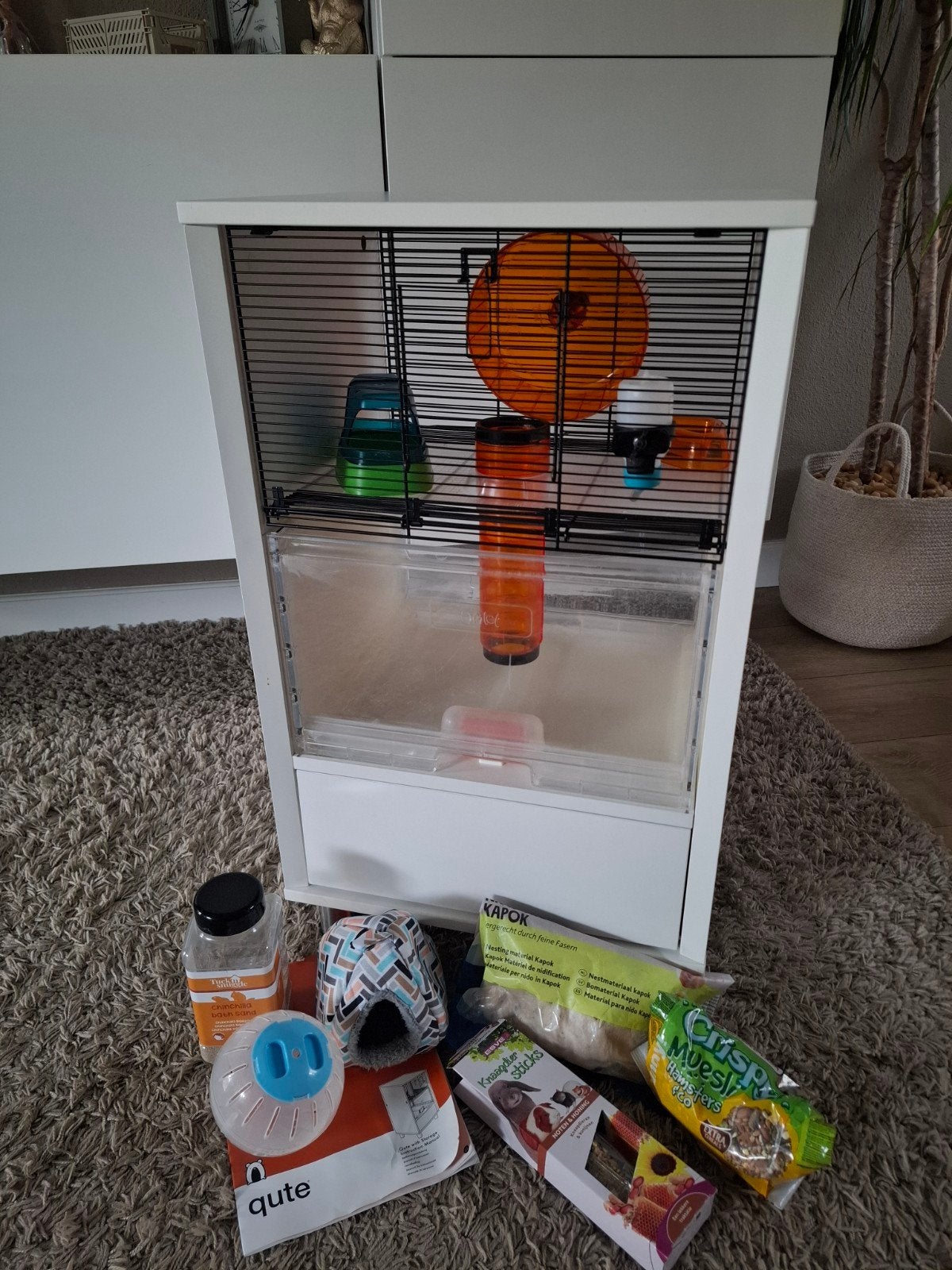 Hamster kooi omlet, Dieren en Toebehoren, Ophalen, Gebruikt, 60 tot 90 cm, Minder dan 75 cm