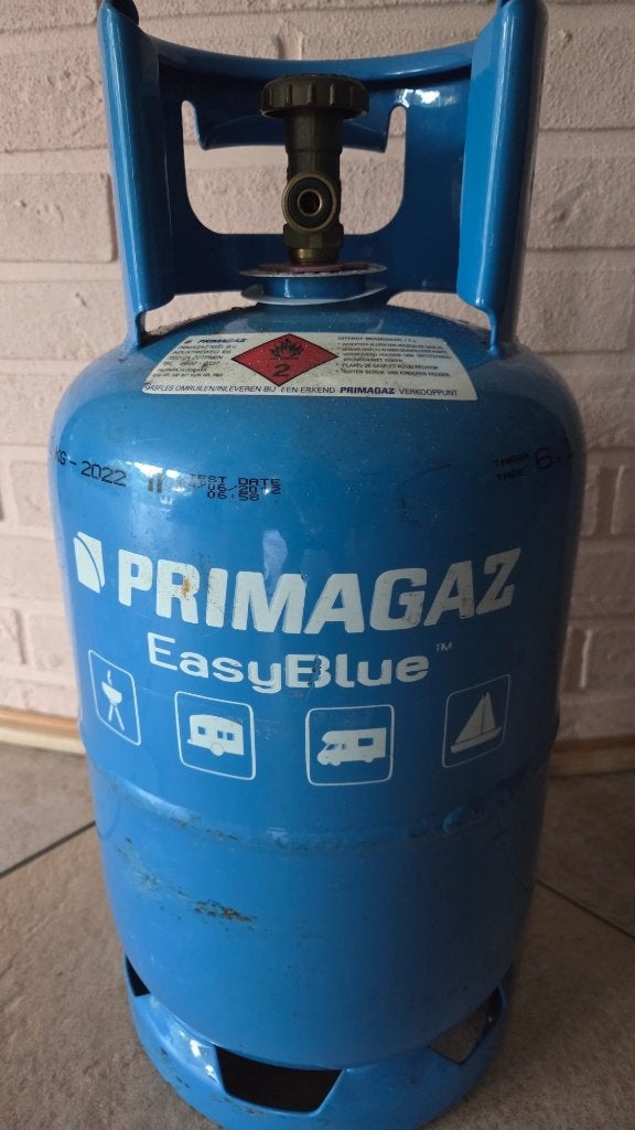 Primagaz EasyBlue gasfles (leeg), Ophalen, Gebruikt