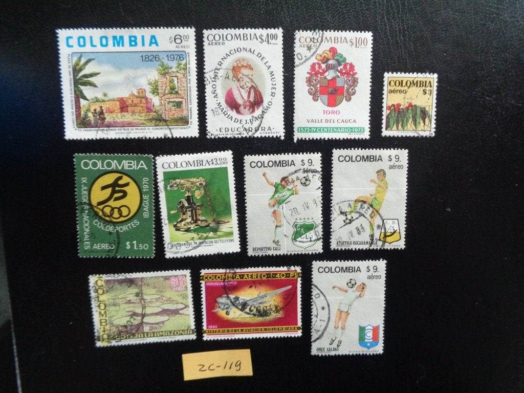 colombia - diverse (zc-119), Ophalen of Verzenden, Gestempeld, Zuid-Amerika