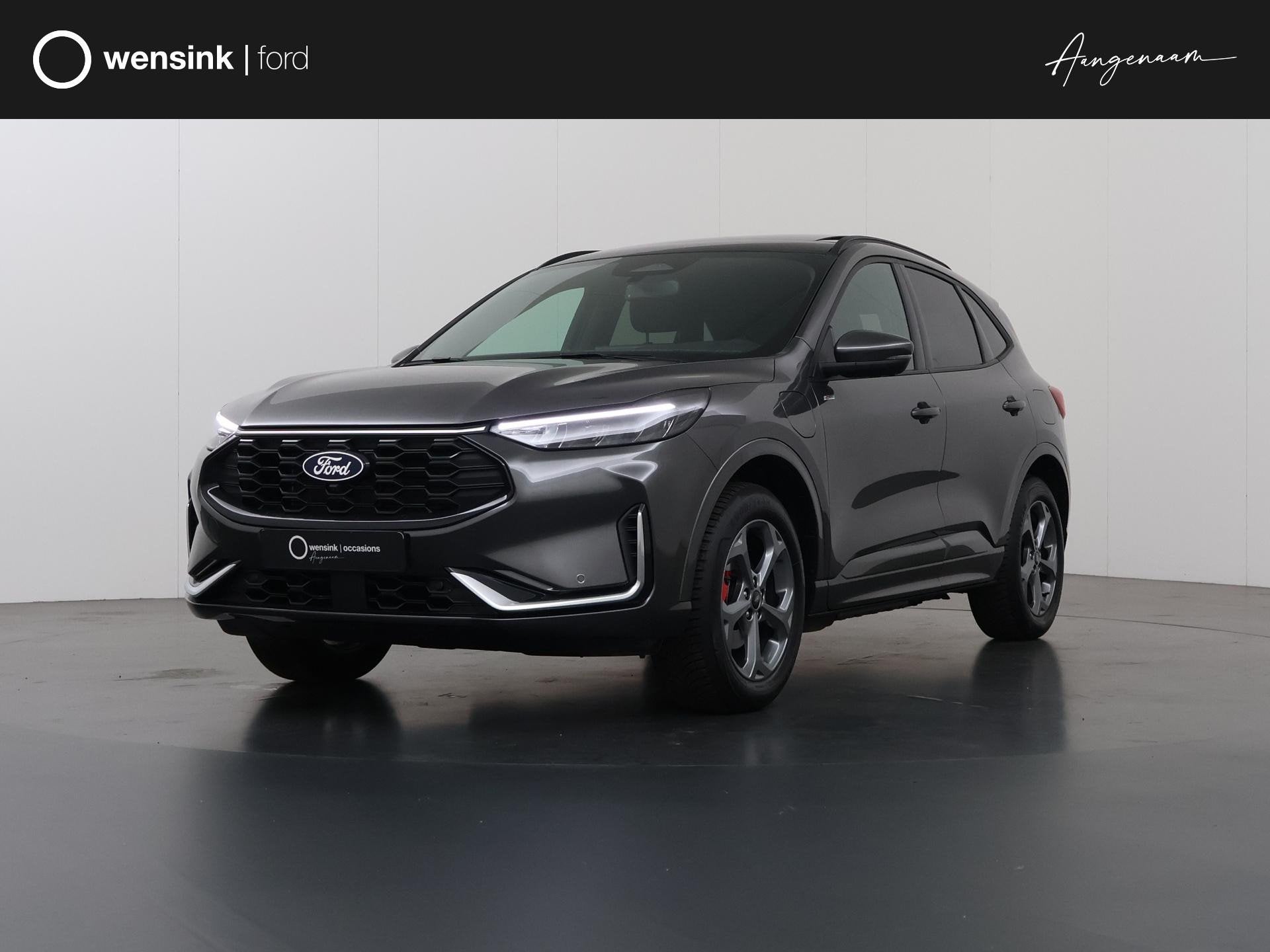 Ford Kuga 2.5 PHEV ST-Line X | Elek. Trekhaak | Panoramadak, 14 kWh, Gebruikt, 4 cilinders, Leder en Stof