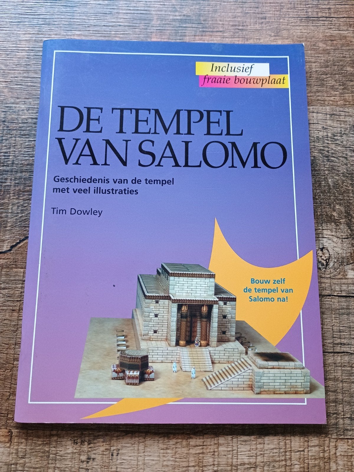 Bouwplaten boek :  De Tempel van Salomo - Bouwplaat, Hobby en Vrije tijd, Ophalen of Verzenden