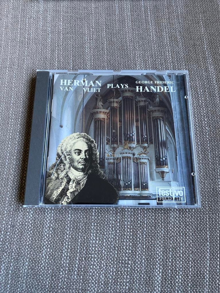 Herman van Vliet speelt Handel - Klassieke CD Orgelmuziek, Ophalen of Verzenden, Barok, Zo goed als nieuw, Orkest of Ballet