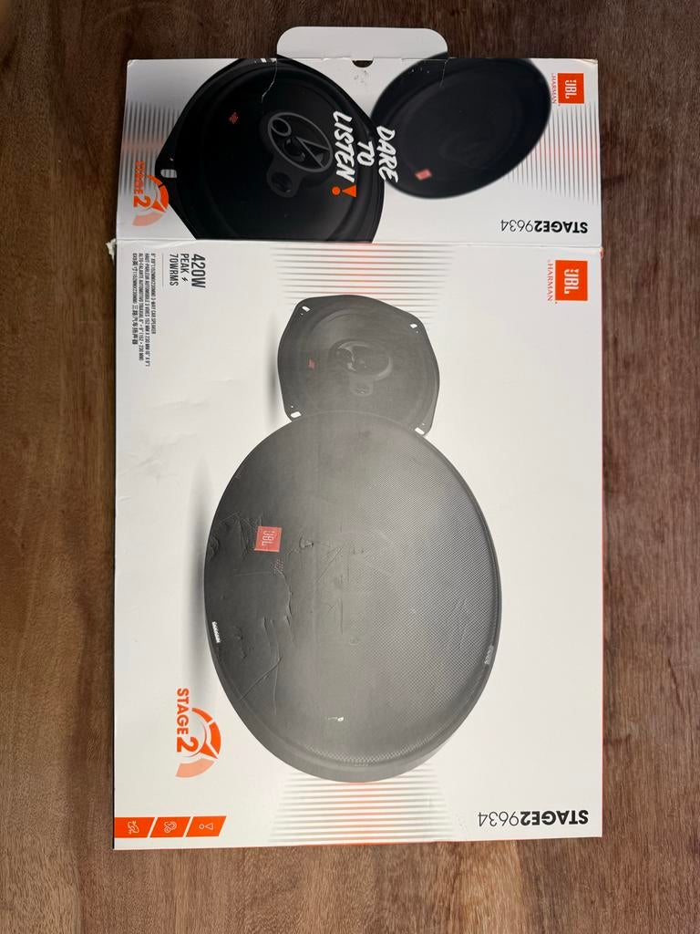 JBL Stage2 9634 3-weg coaxiale autoluidsprekers, Auto diversen, Ophalen of Verzenden, Zo goed als nieuw