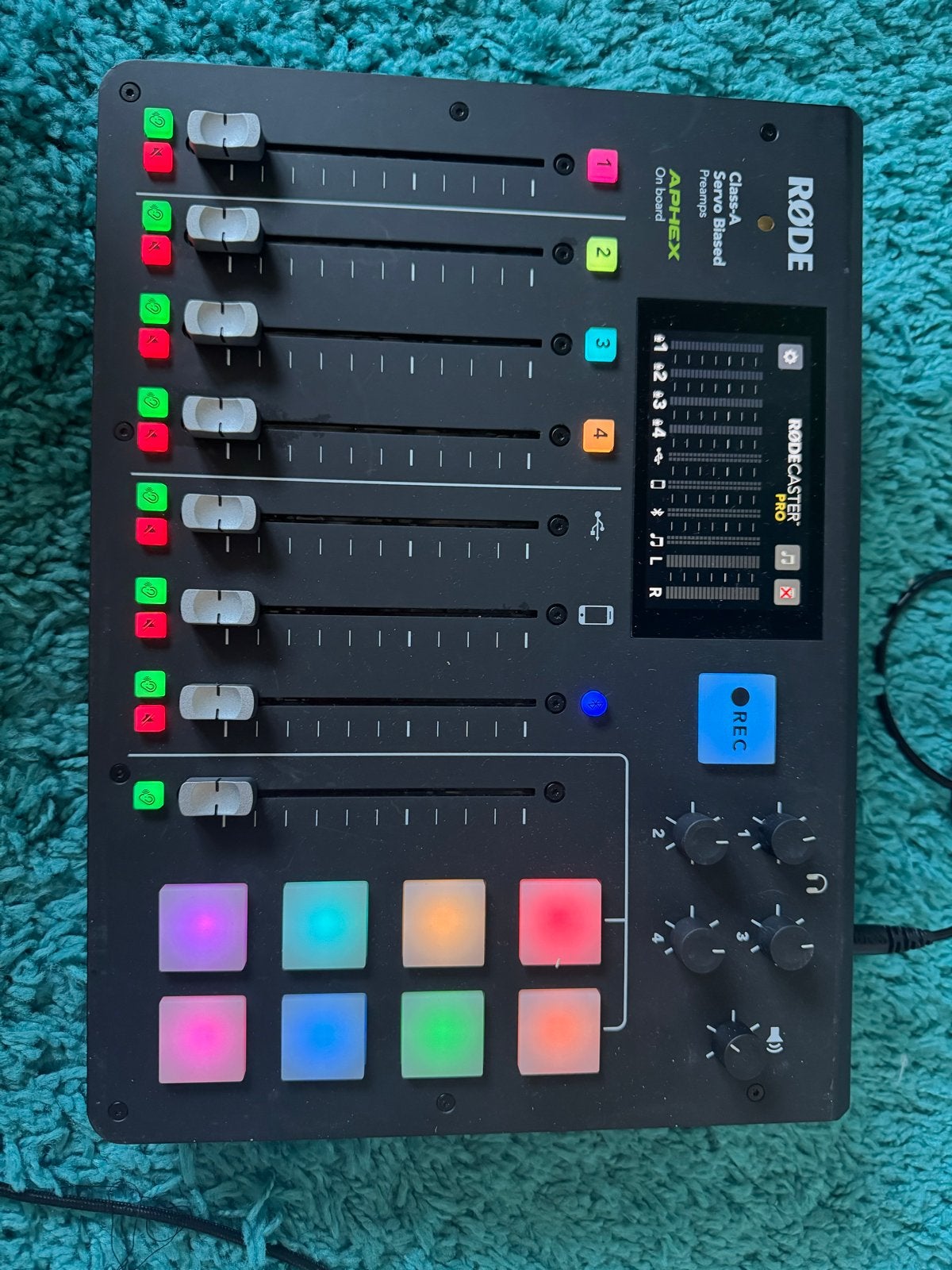 Rode Rodecaster Pro - Podcast Studio Mixer, Ophalen of Verzenden, Zo goed als nieuw, 5 tot 10 kanalen, Microfooningang