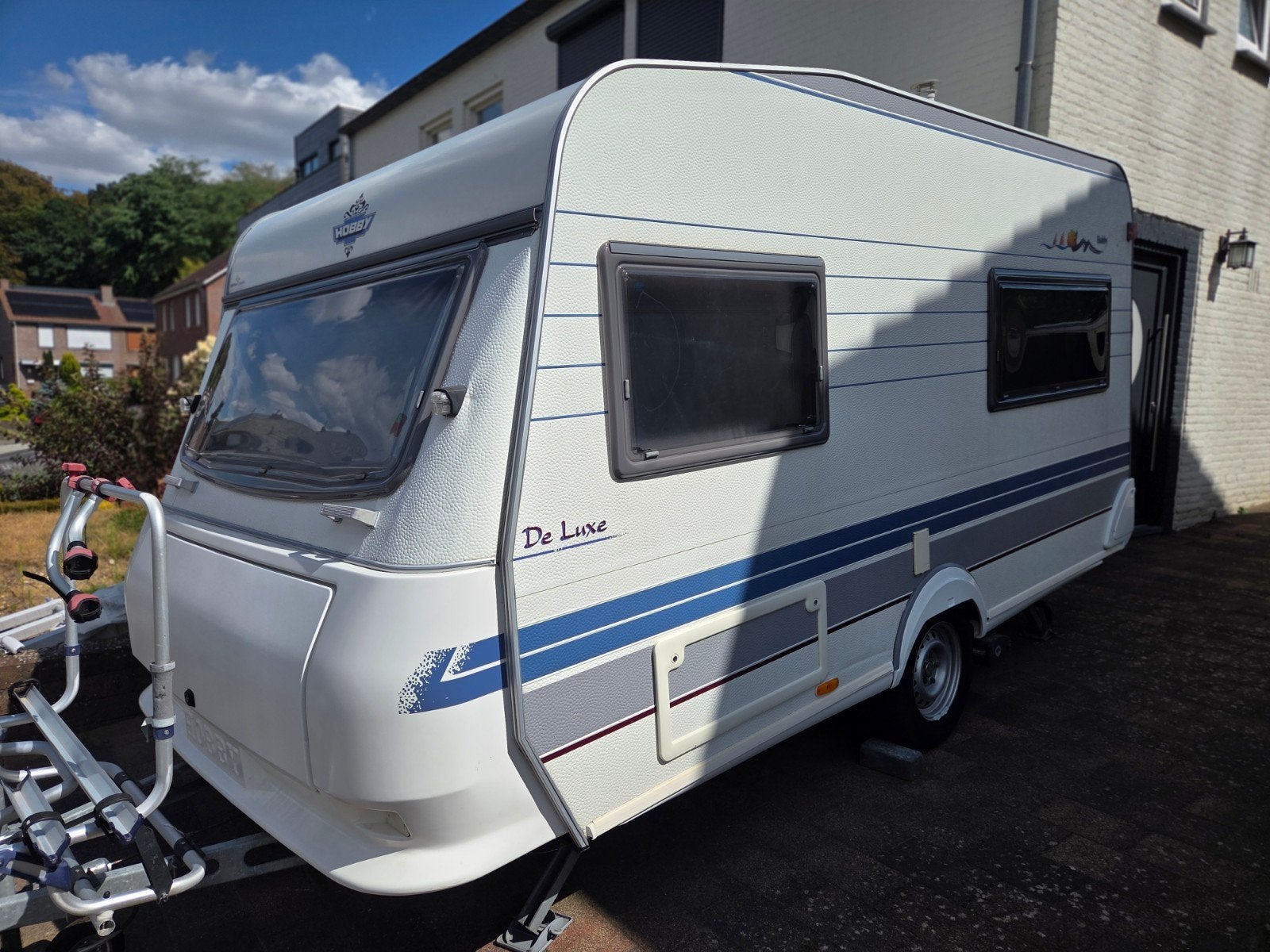 Hobby De Luxe Caravan met eventuele stalling, Schokbreker, Hobby, Treinzit, Particulier