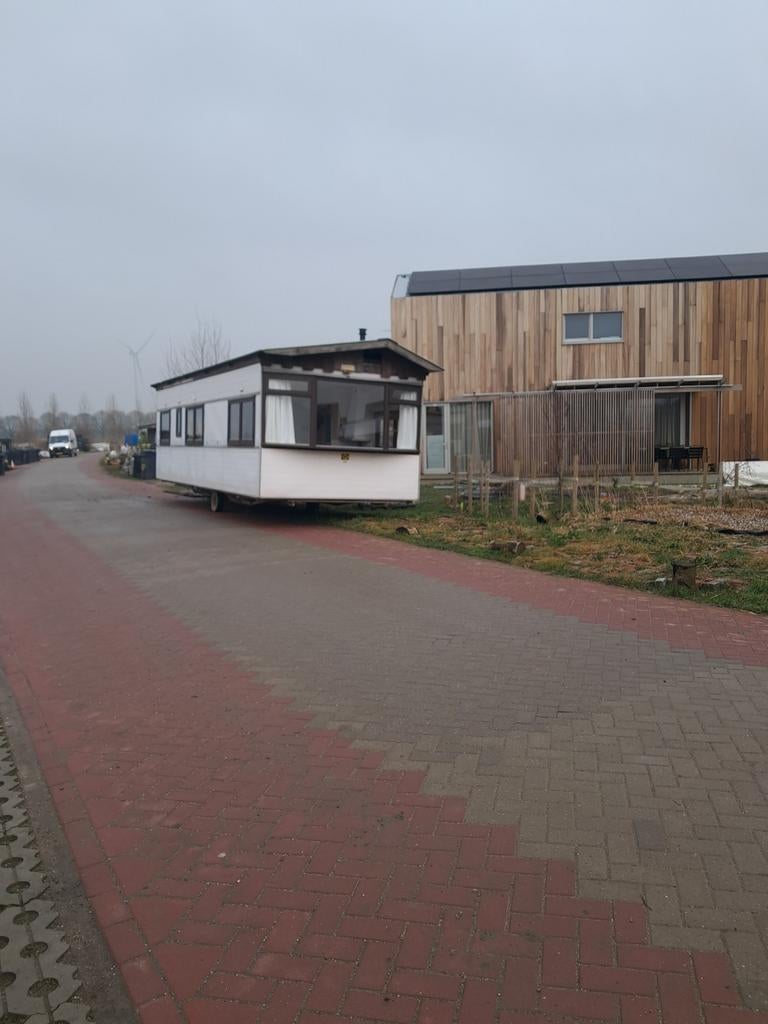 Kip Stacaravan 9m met pelletkachel, Caravans en Kamperen, Stacaravans