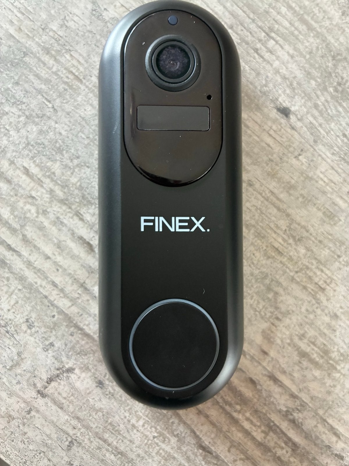 Finex Video Deurbel V2 - Draadloos 2.4 & 5 GHz, Zwart, Kunststof, Ophalen of Verzenden, Zo goed als nieuw