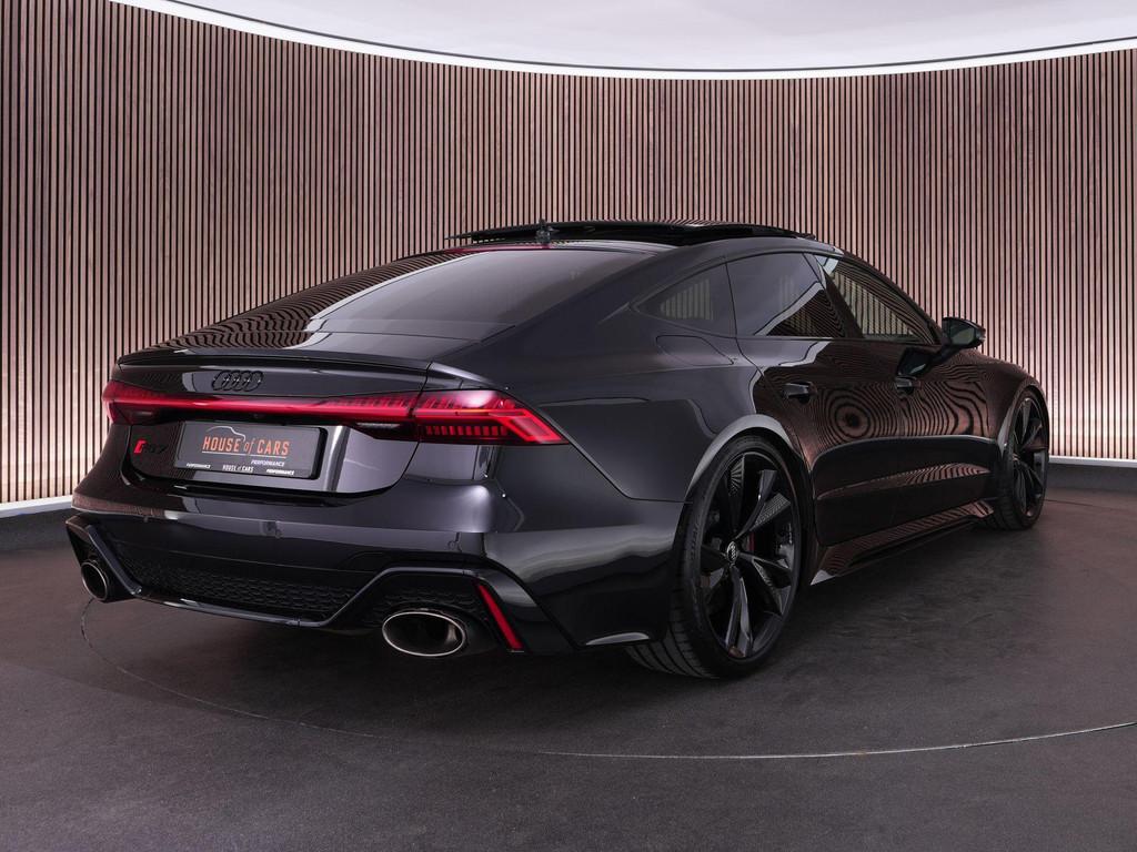 Audi RS7 Sportback 4.0 TFSI quattro |dealer onderhouden|Akra, Auto's, Automaat, Gebruikt, 800 pk, 4 stoelen