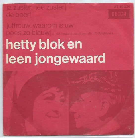Ja zuster Nee Zuster- De Beer/ Juffrouw uw poes zo blauw