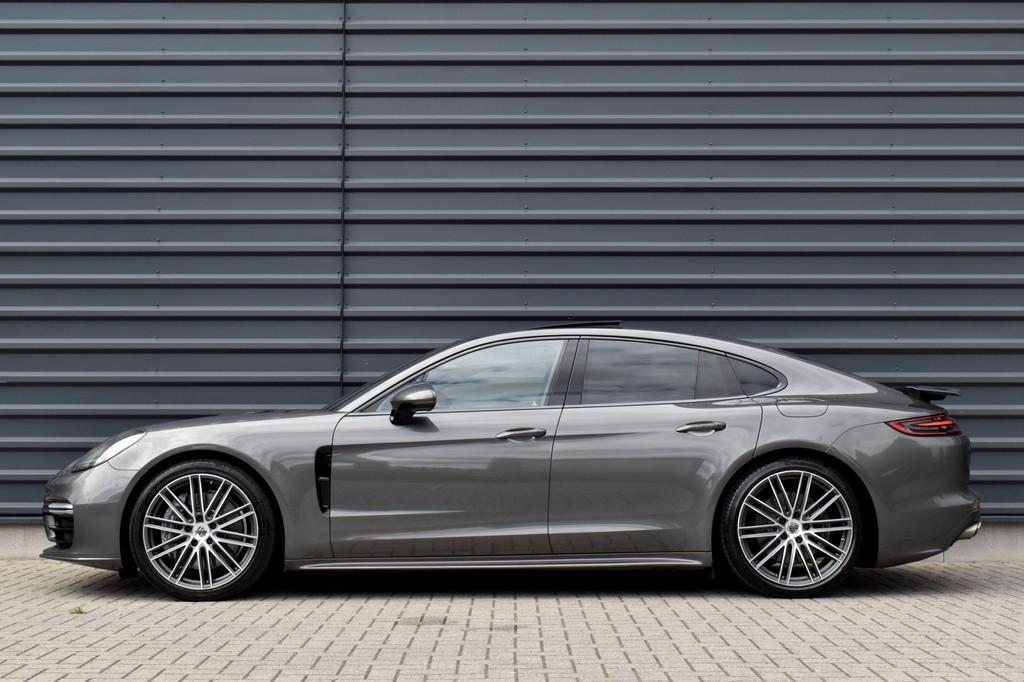 Porsche Panamera 2.9 4 E-Hybrid 462pk SportDesign | Pano | 2, Auto's, Porsche, Automaat, 14 kWh, Gebruikt, 462 pk
