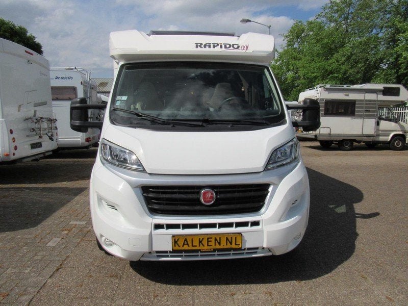 Camper RAPIDO 640 S4 met Fiat Ducato van 2014., Chemisch toilet, 6 tot 7 meter, Startonderbreker, Half-integraal